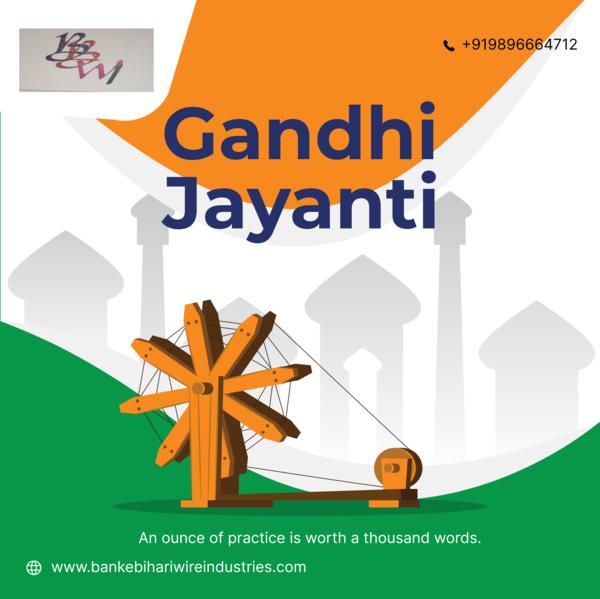 🇮🇳 Today, we honor Mahatma Gandhi — the symbol o