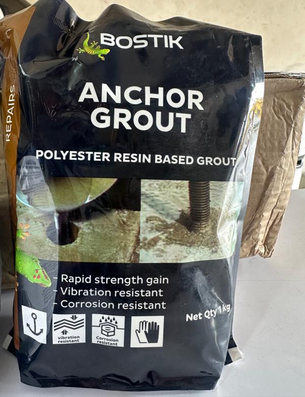 Anchor Grout is polyester