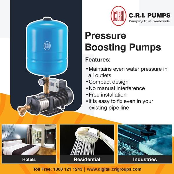 Booster pumps & amp; amp; pressure pumps in CRI...