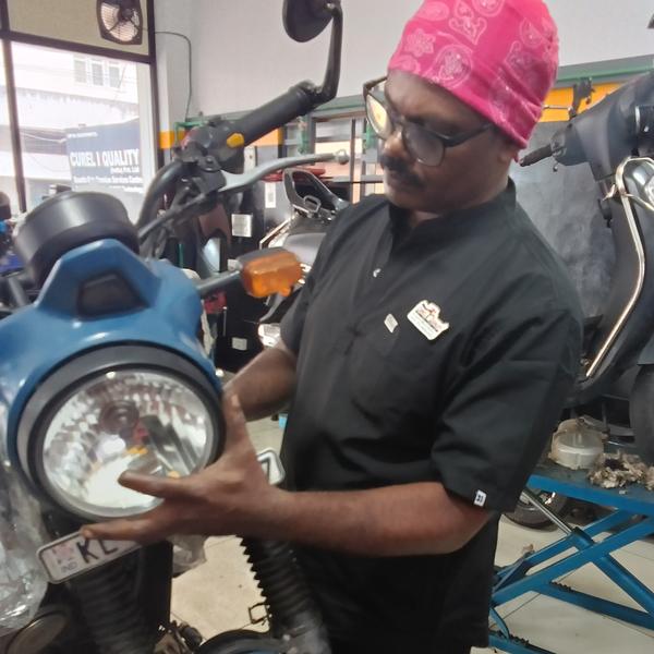 Two Wheelers Mobile Work Shop