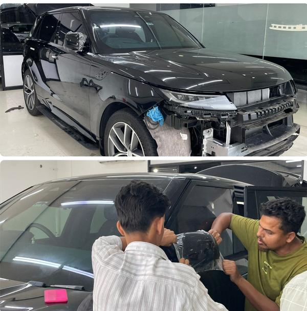 premium sun film installation 