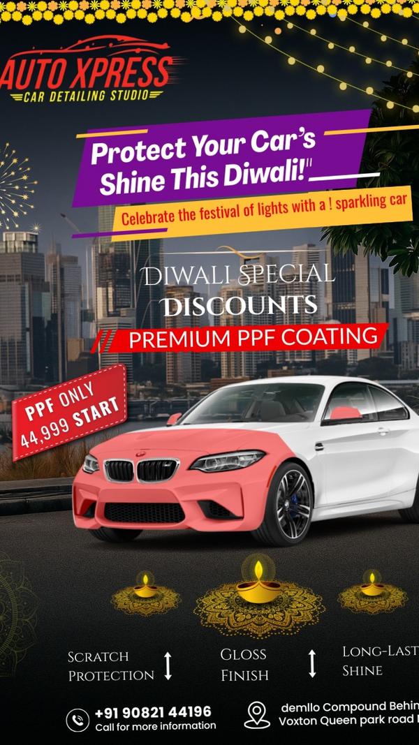 β¨ This Diwali, let your car sh