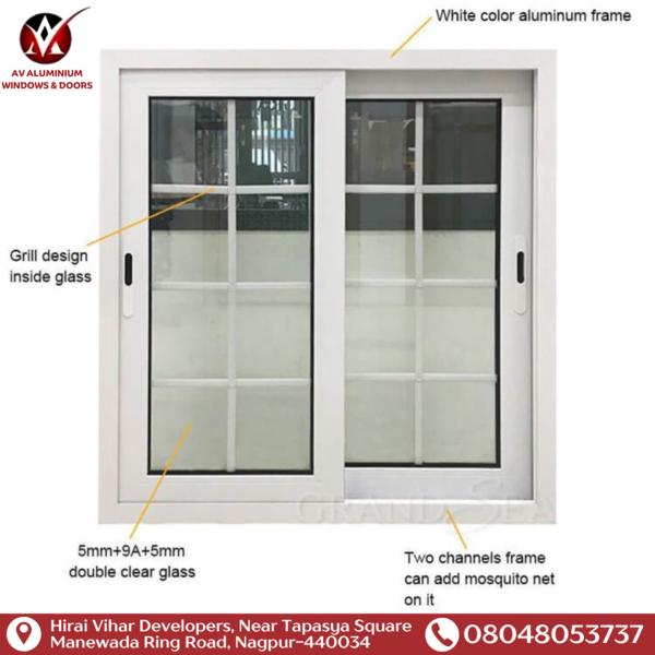 Aluminium Windows with Grill
A