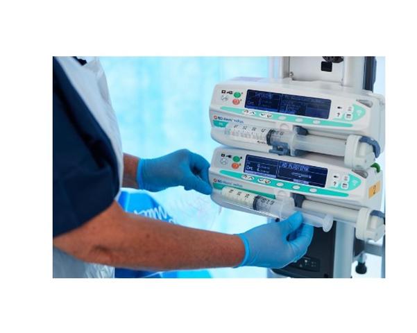 Syringe infusion pump chip-lev