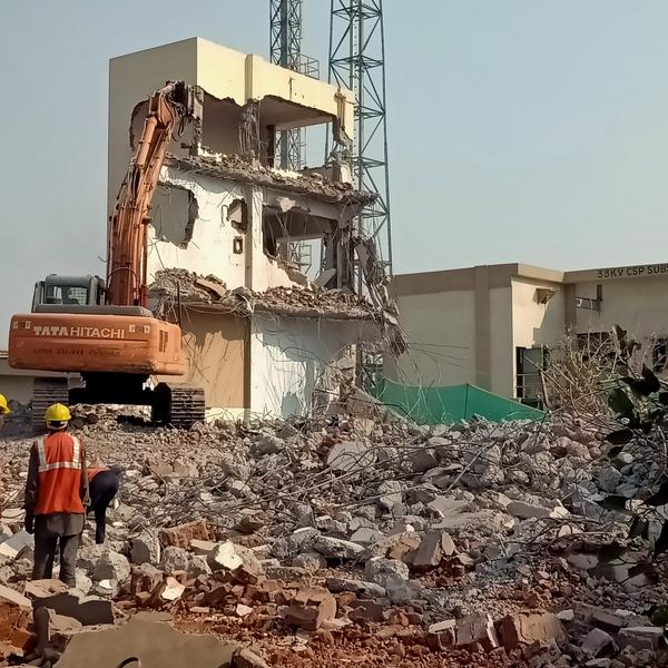 Building demolition contr