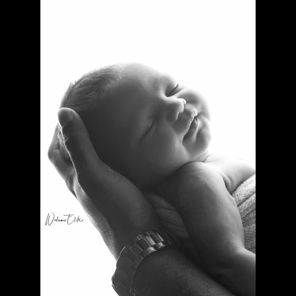 Always safe on Dad's Hand