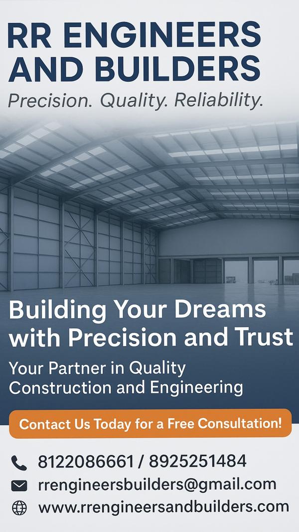 modern industrial shed constru