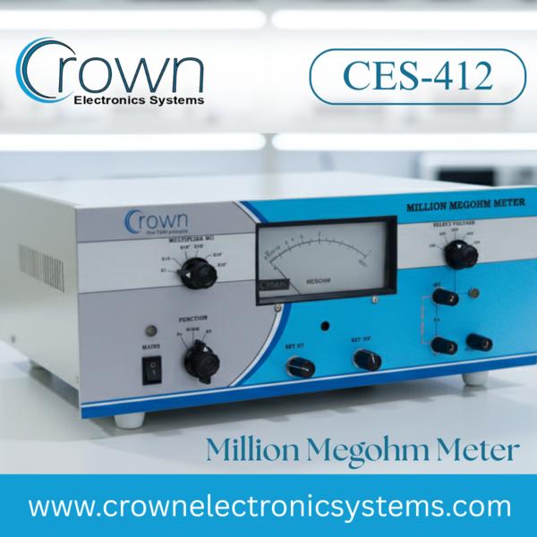 🧩 Product Launch – Million Megohm Meter (Model: C