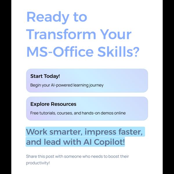 Transform Your MS-Office 