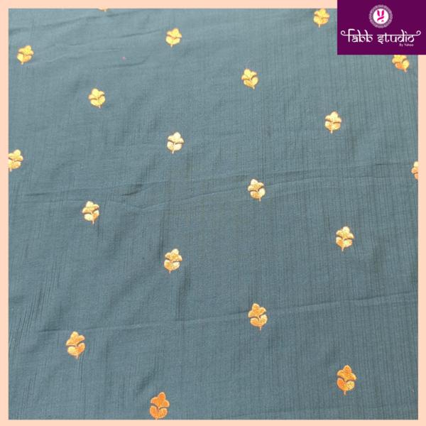 This dark grey fabric has