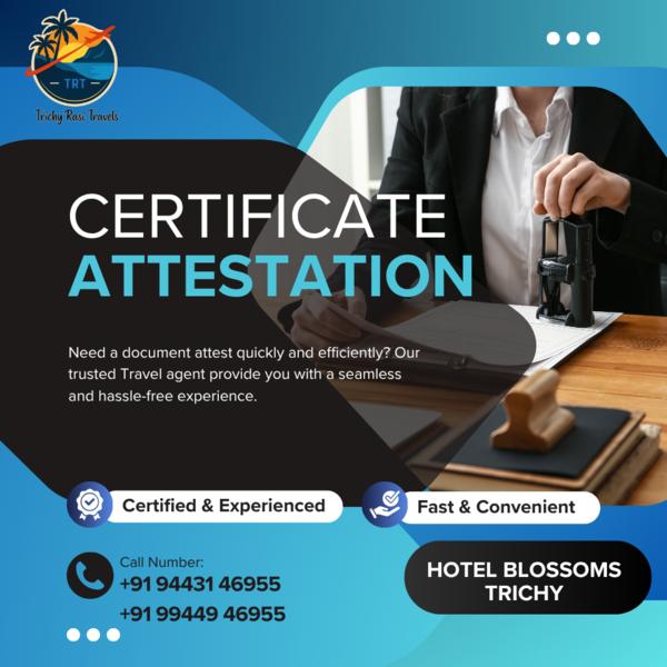 document attestation and visa 