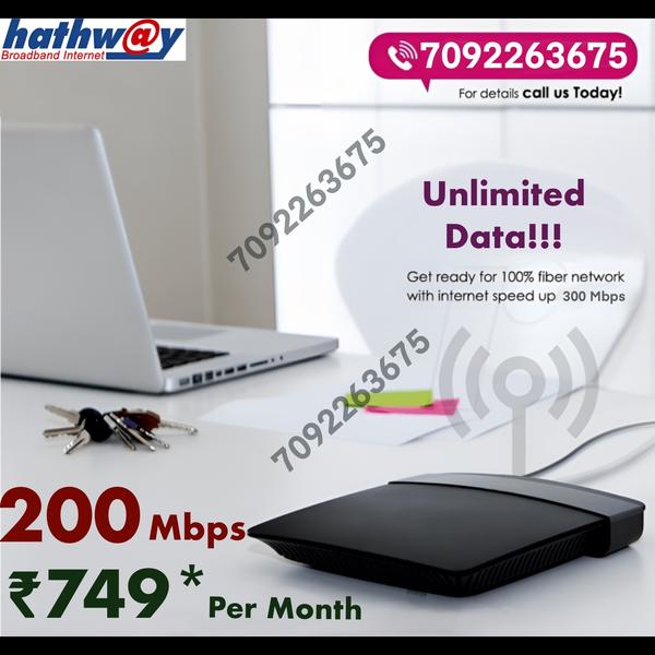 best hathway broadband plan fo