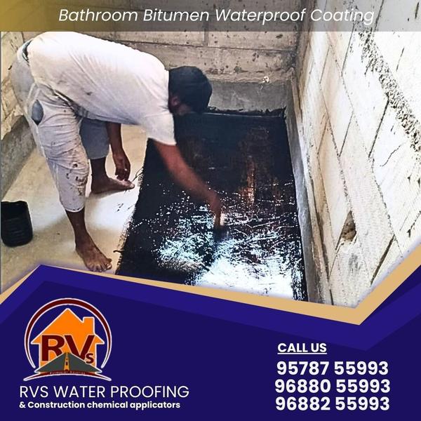 bitumen waterproofing in bathr