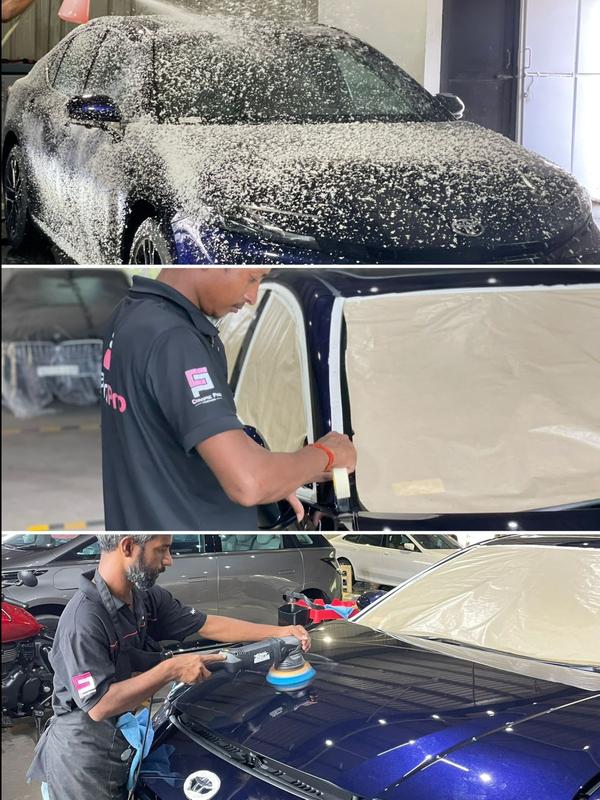 toyota hyryder paint correctio