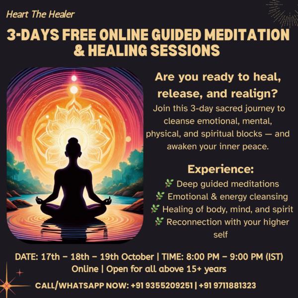 free meditation and healing wo