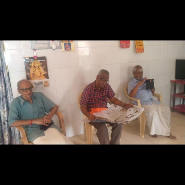 old age home with homely ambia