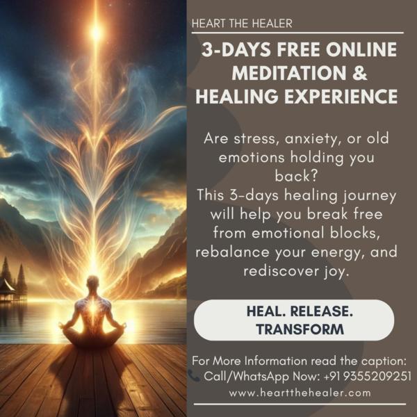 Join this 3-days sacred healin