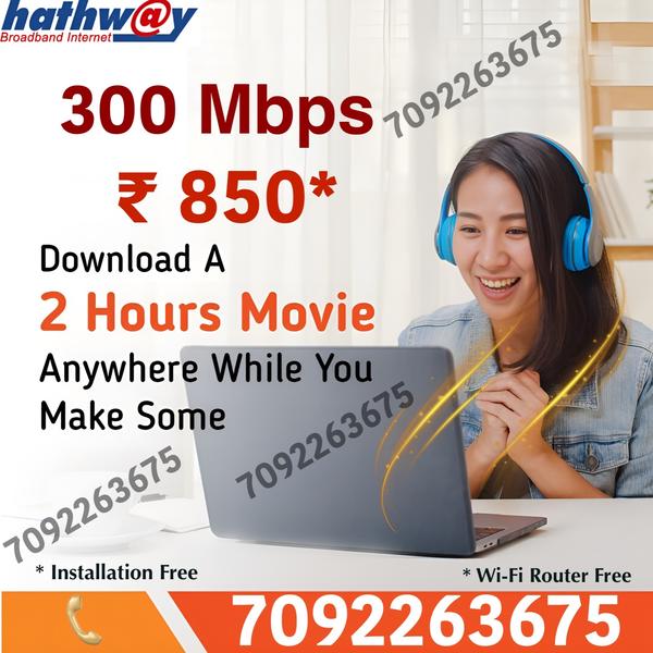 hathway internet connection in
