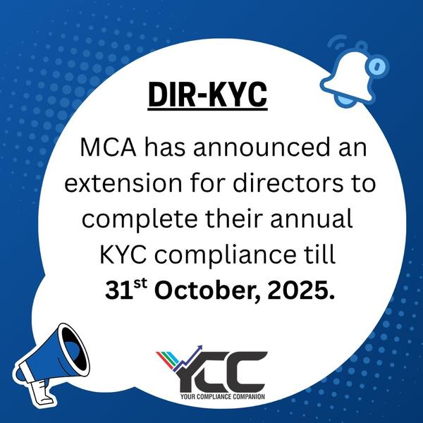 Kindly complete director KYC p