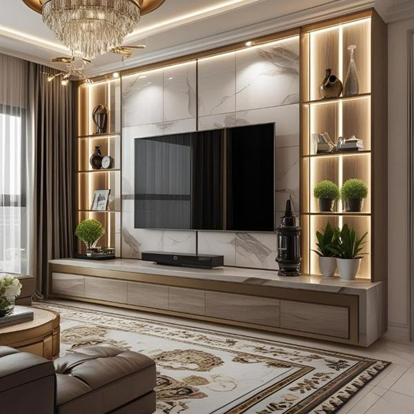 LED Shelving & TV Units in Gur