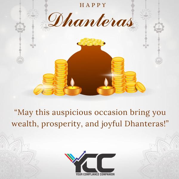 Happy Dhanteras to all our cli