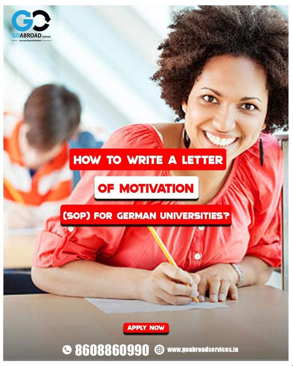 motivation letter for german u