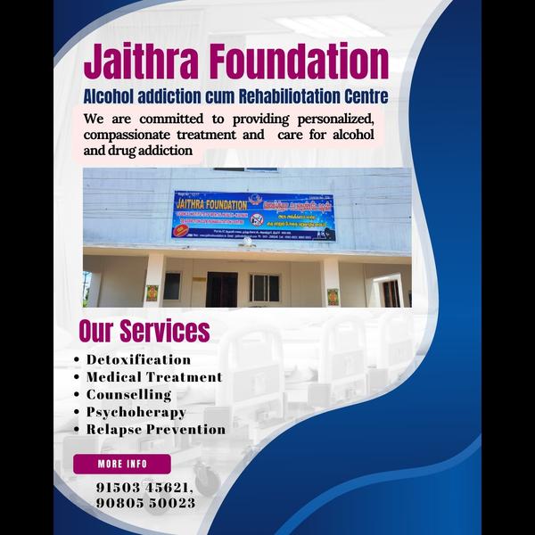 jaithra foundation addiction t