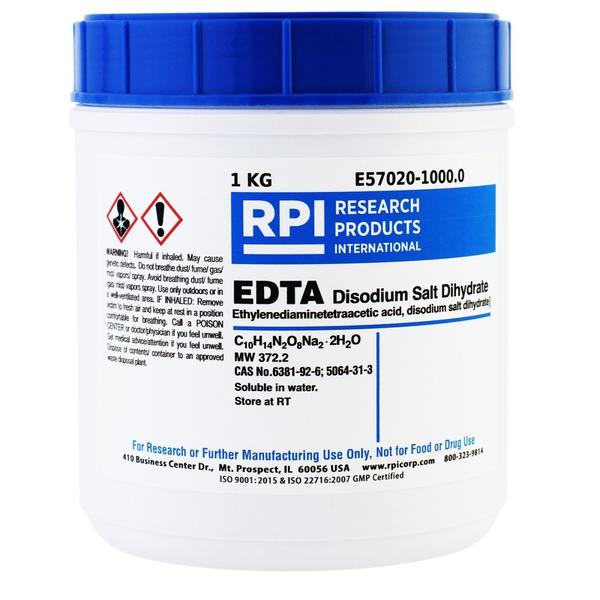 EDTA salts, such as EDTA disod