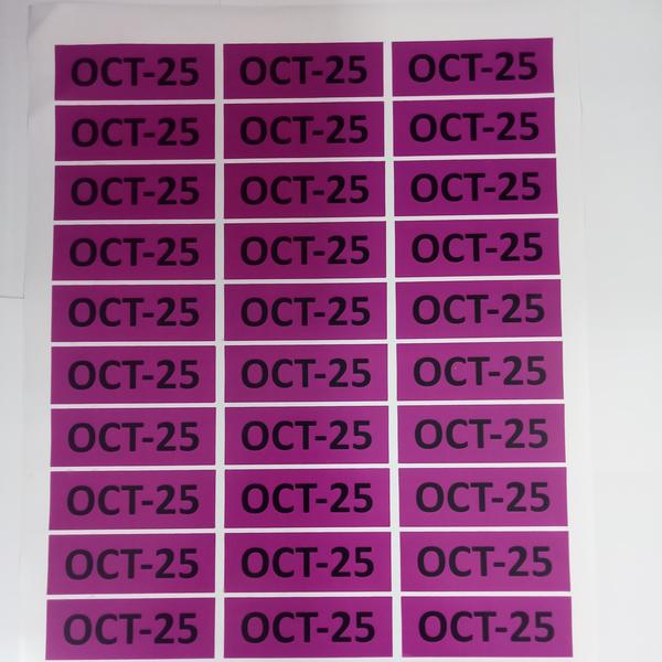 Bright and bold custom date st