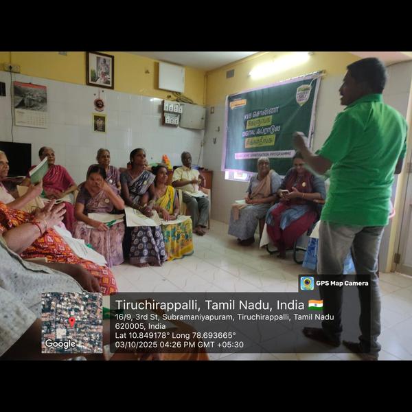 old age home with meditation s