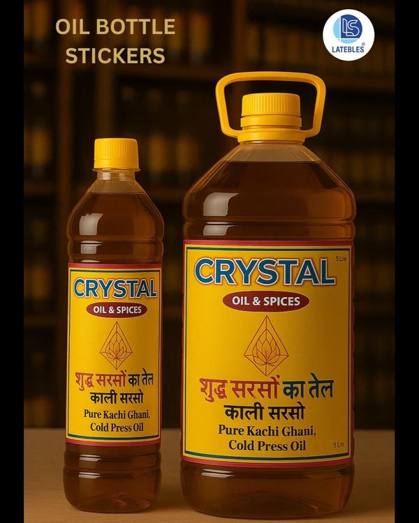 Oil Bottle Labels & Stickers – Manufactured to Pro