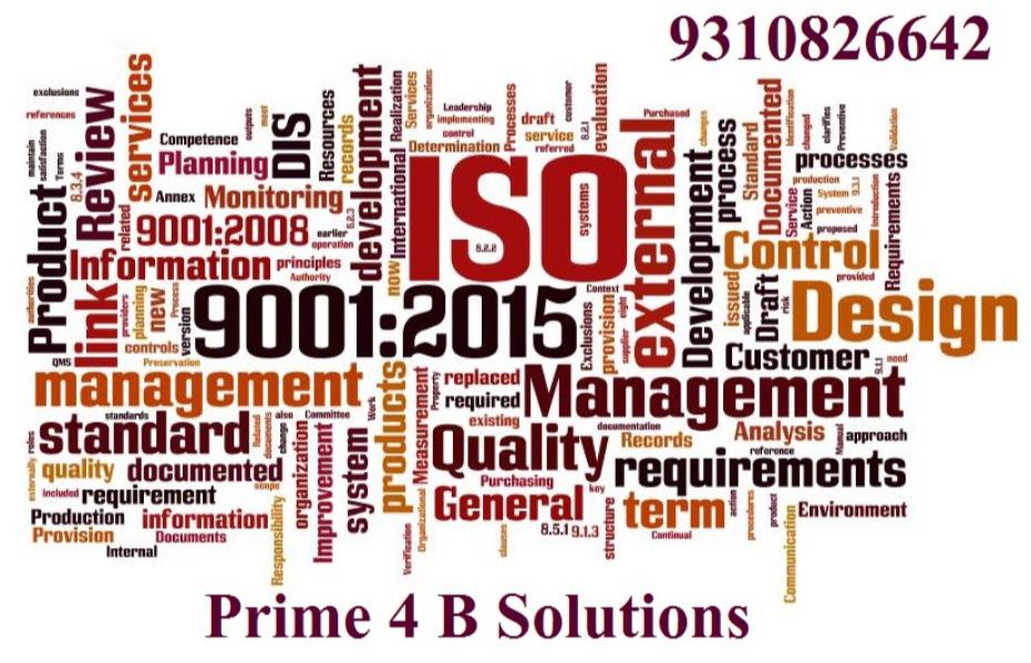 ISO 9001 certified organizatio