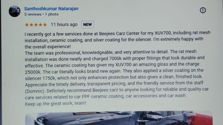 car accessories customer revie