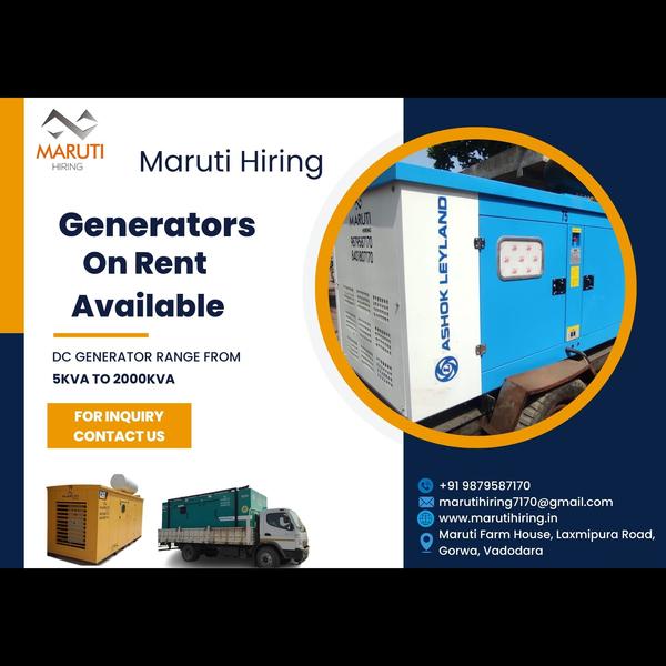 diesel generator rental ahmeda