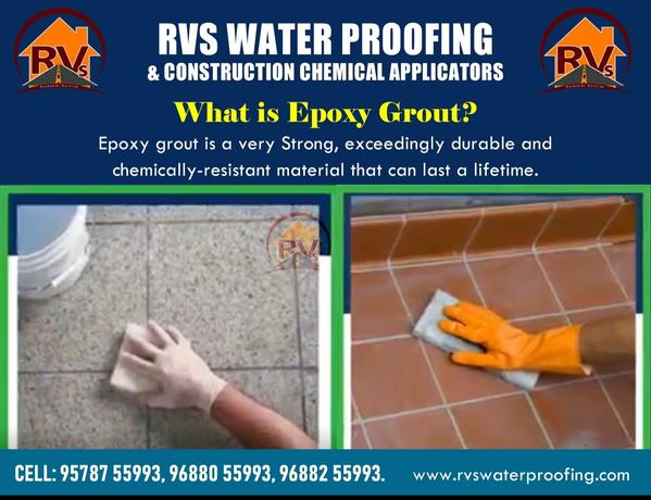 leakproof tile joint sealing