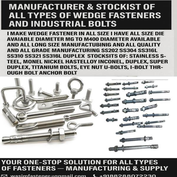 SS Anchor Bolt SS 304 Anchor Bolt SS 316 Anchor Bo