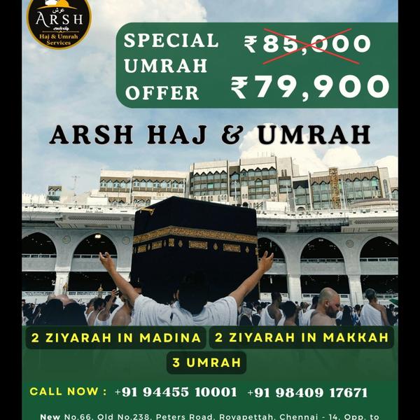 INCLUDES:
*Flight tickets
*Umr