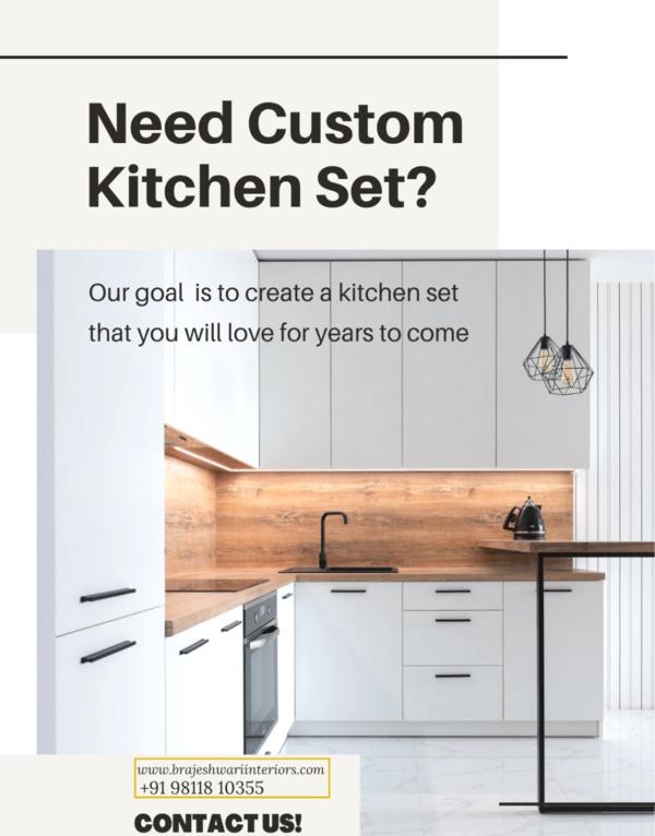 Brajeshwari Interiors #modularkitchen #brajeshwari