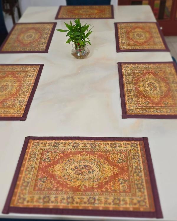 bamboo placemats for dining ta