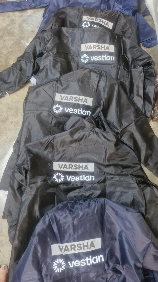 Raincoats printing..