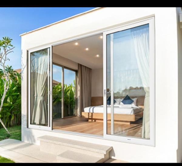 Sliding doors are equipped with two or more sashes