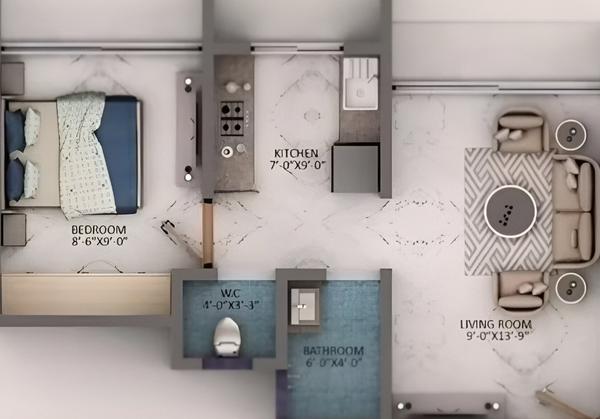 Owning a modern apartment in M