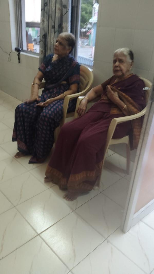 old age home with meditation s