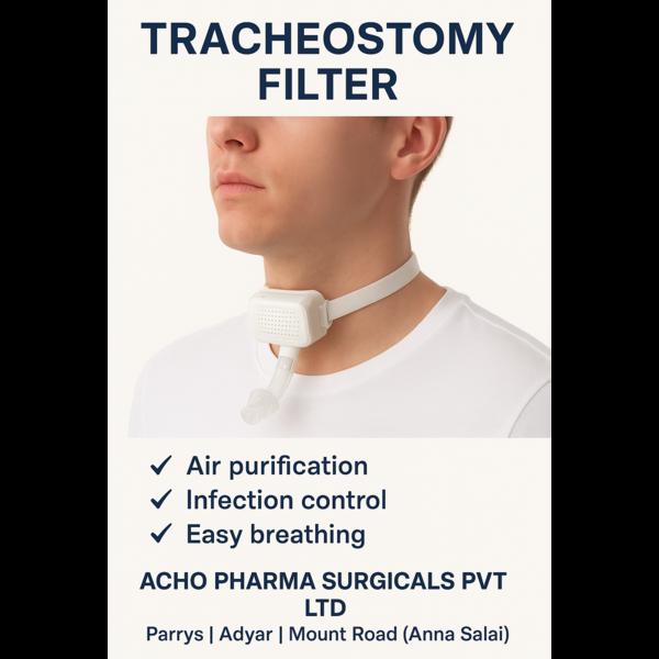 Tracheostomy filter  in parrys
