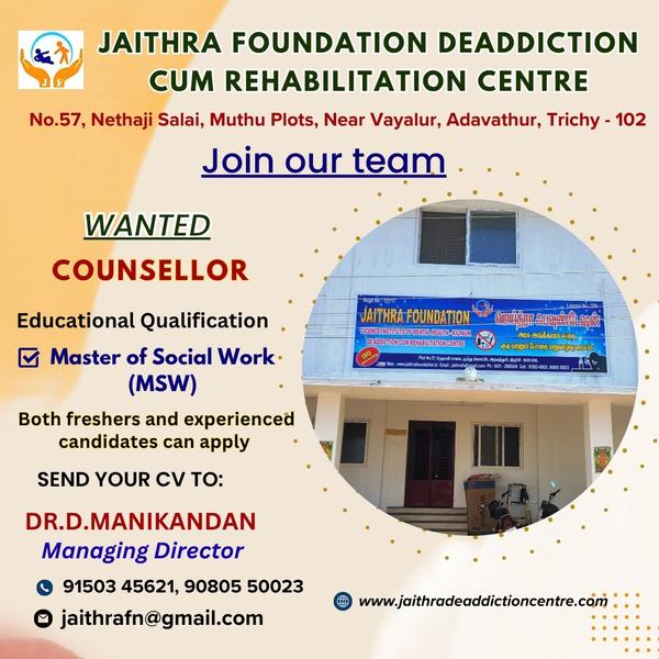 jaithra foundation de addictio