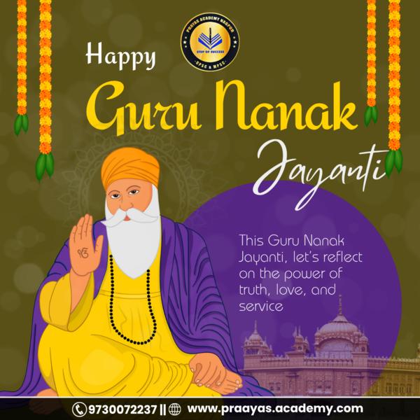 Happy Guru Nanak Jayanti.