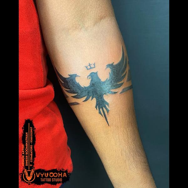 Phoenix Bird Tattoo Design for