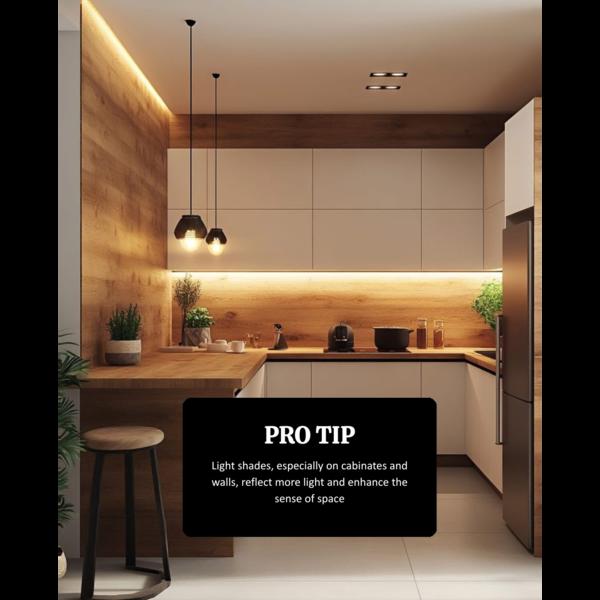 visual unity in compact kitche