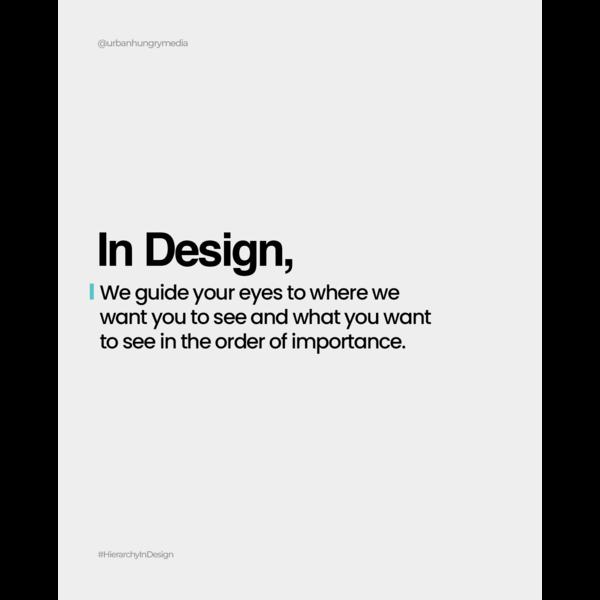visual hierarchy design strate