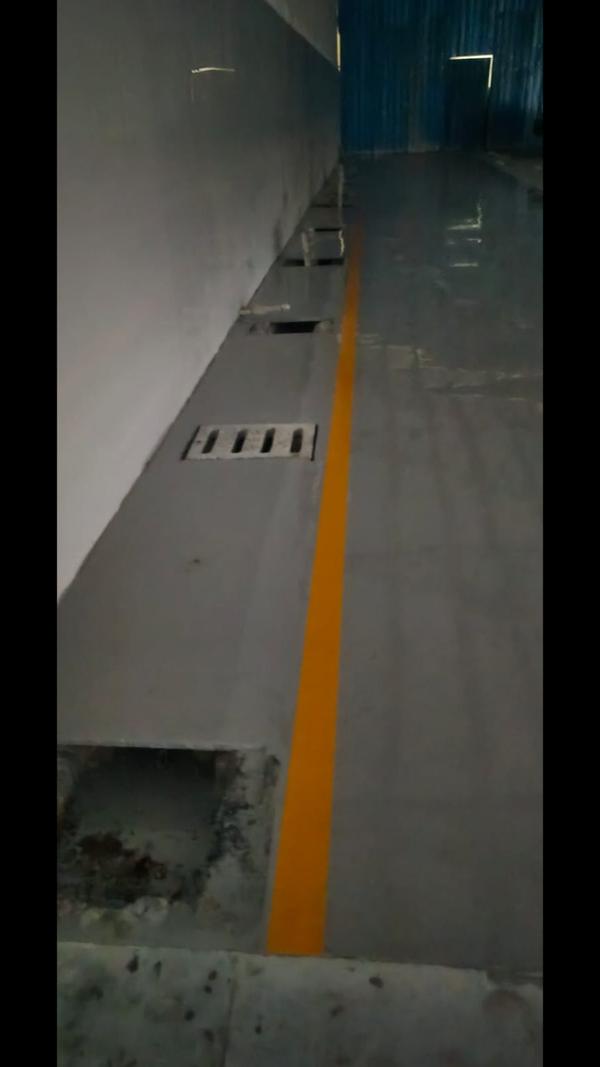 Epoxy Flooring 3mm done at Dombivali with yellow m